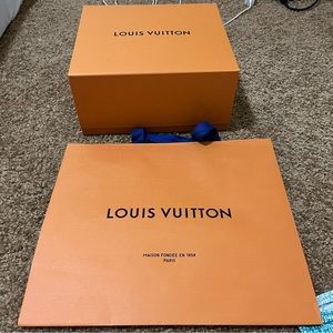 Louis Vuitton Paper Bag and Bag Box
